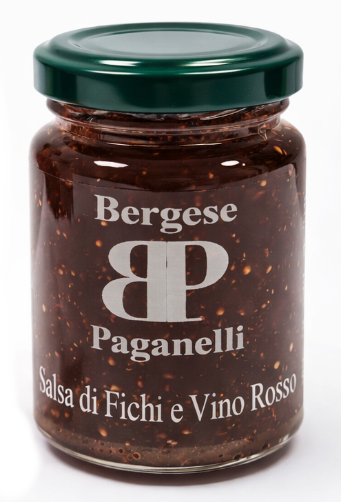 CONFETTURA DI FICHI E VINO ROSSO VASO 110 G