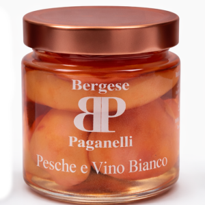 Pesche al vino bianco vaso 320 g